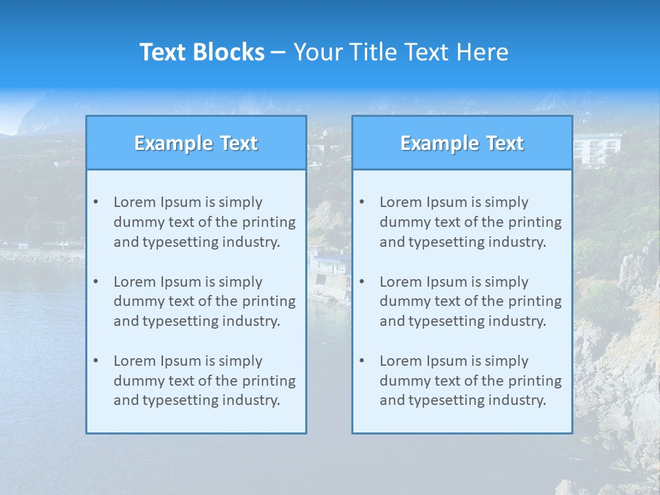 Ukraine People Mountain PowerPoint Template