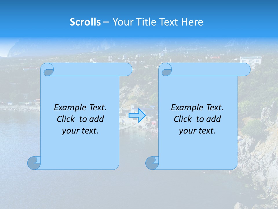 Ukraine People Mountain PowerPoint Template