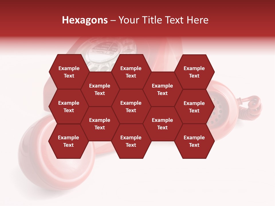 Global Answering Red PowerPoint Template