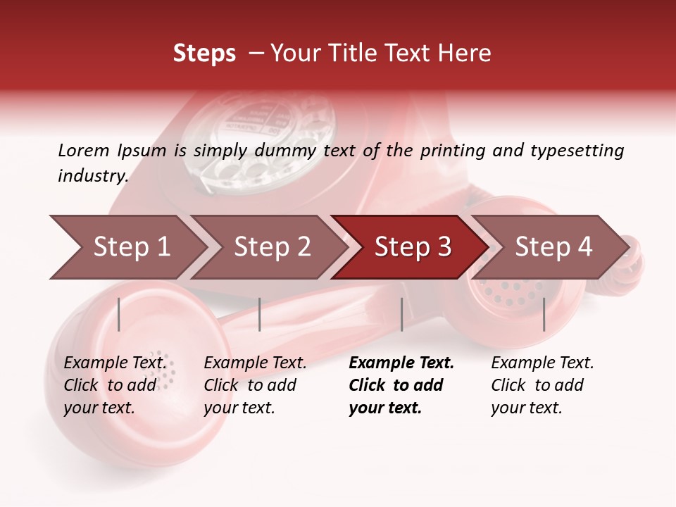 Global Answering Red PowerPoint Template