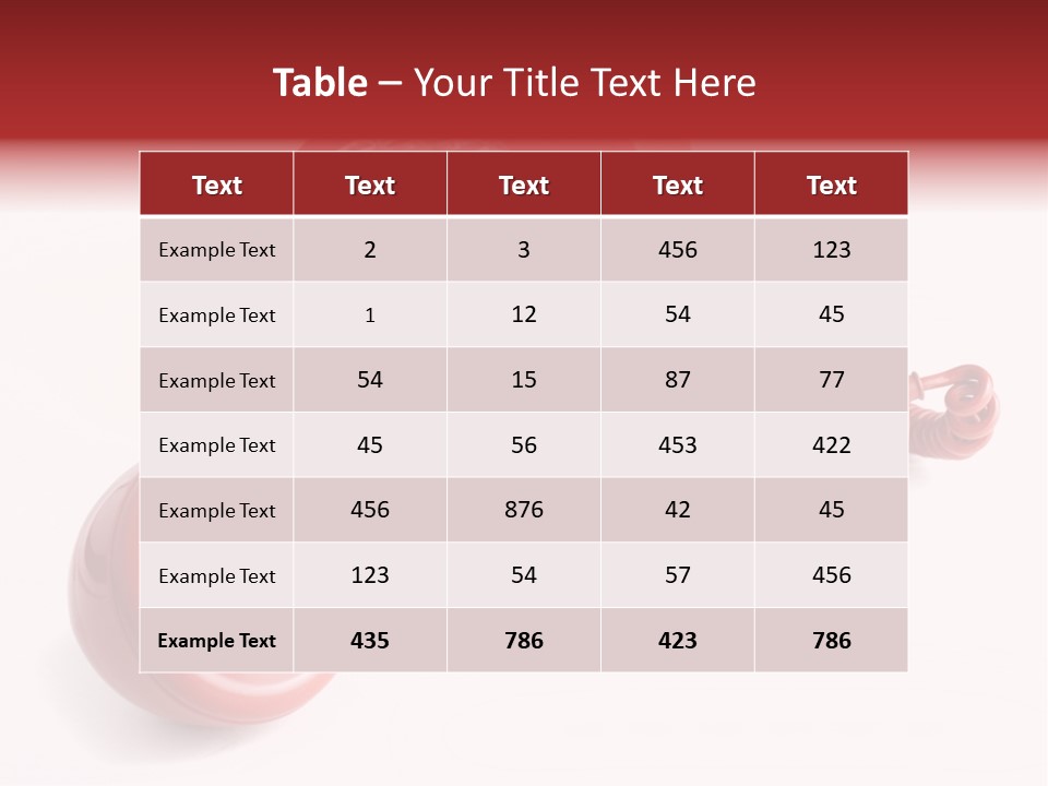 Global Answering Red PowerPoint Template