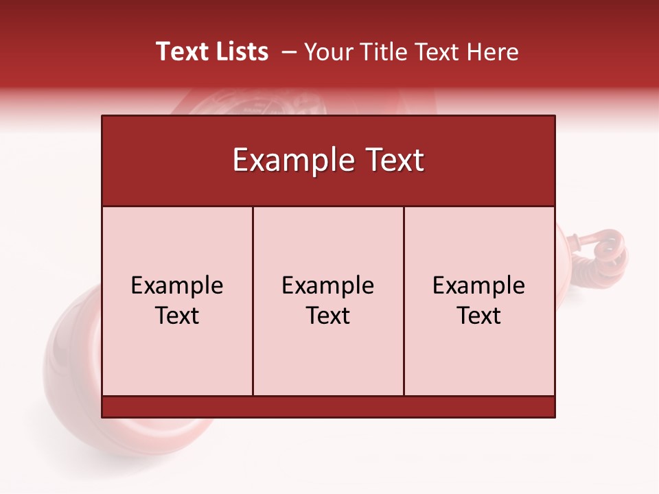 Global Answering Red PowerPoint Template
