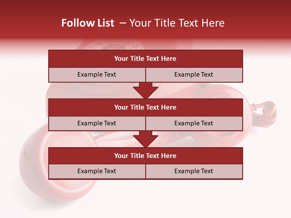 Global Answering Red PowerPoint Template