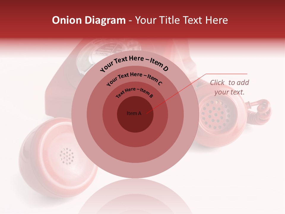 Global Answering Red PowerPoint Template