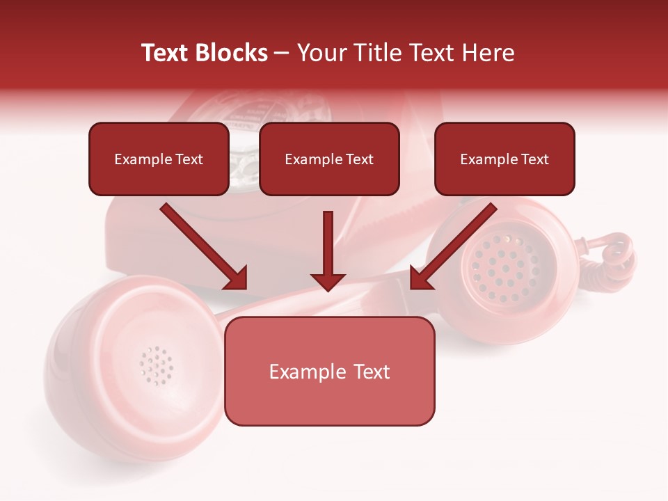 Global Answering Red PowerPoint Template