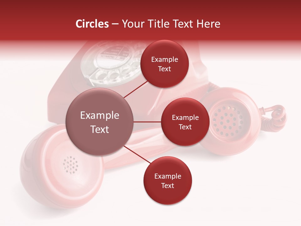Global Answering Red PowerPoint Template