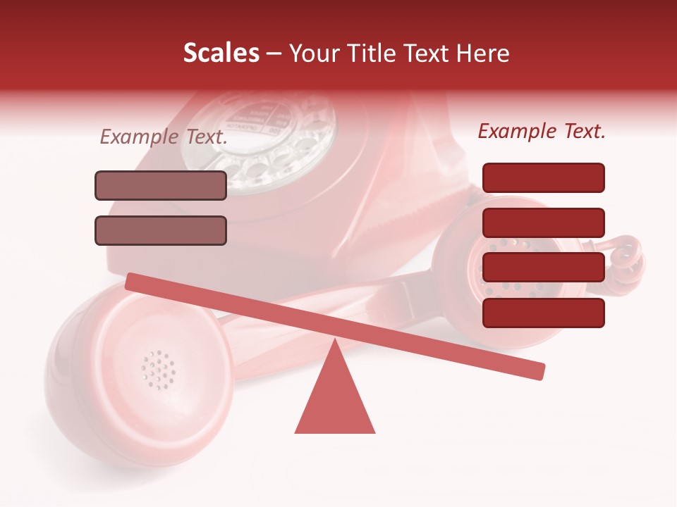 Global Answering Red PowerPoint Template