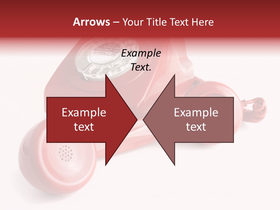 Global Answering Red PowerPoint Template