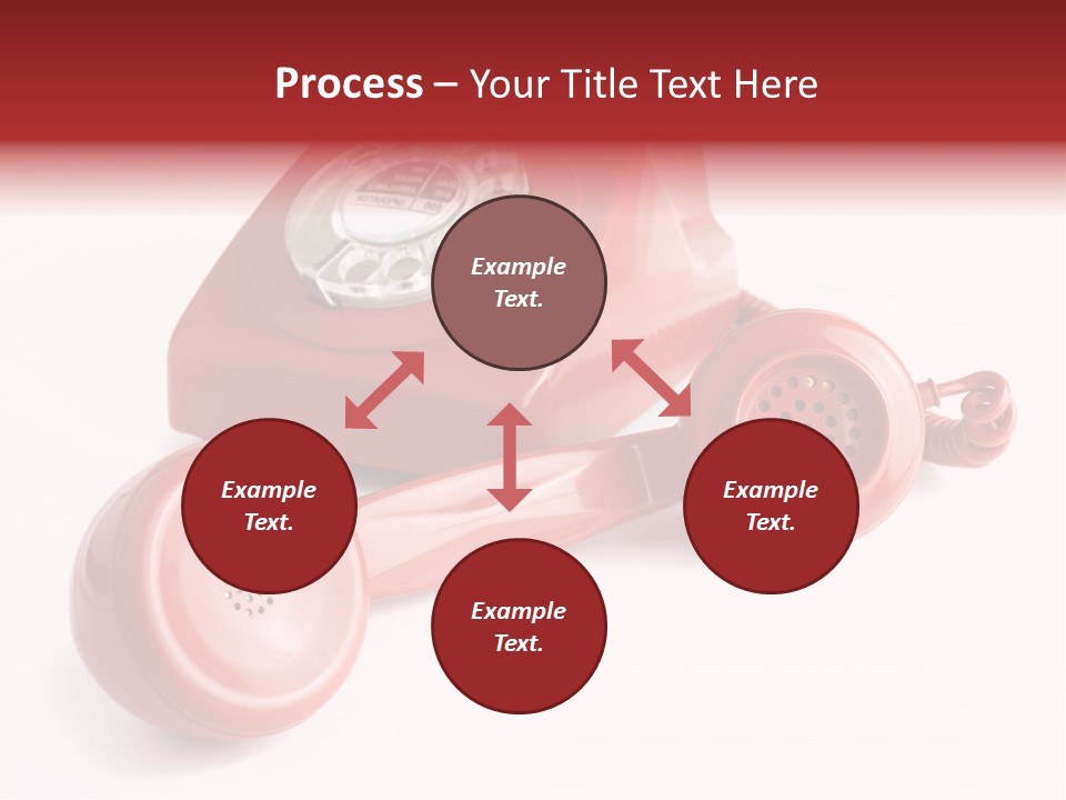 Global Answering Red PowerPoint Template