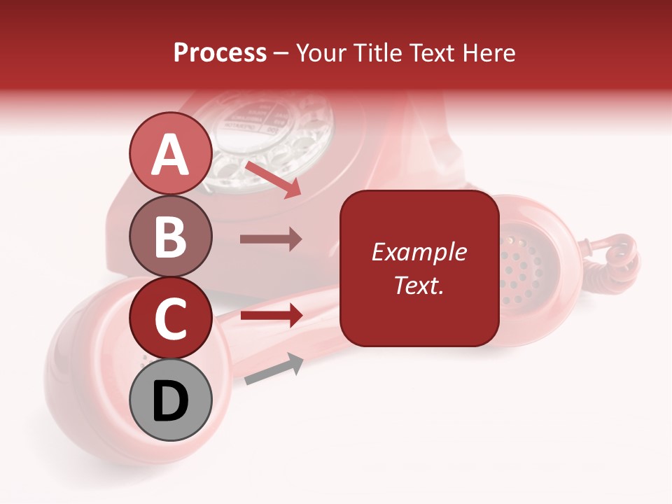 Global Answering Red PowerPoint Template