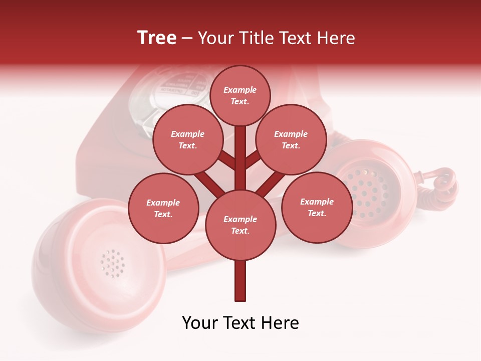 Global Answering Red PowerPoint Template