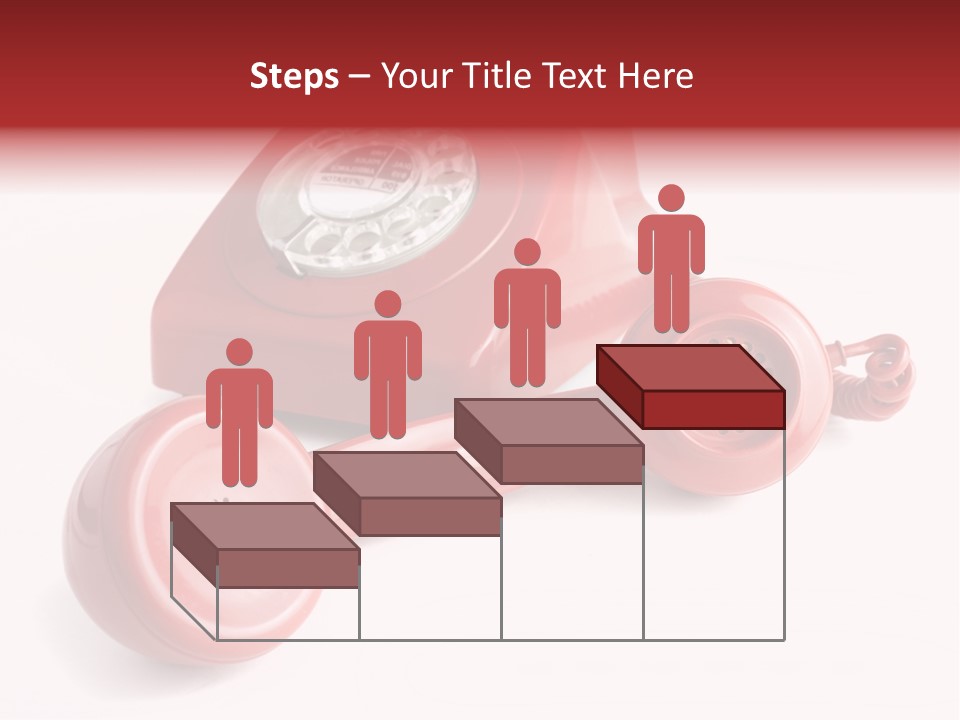 Global Answering Red PowerPoint Template