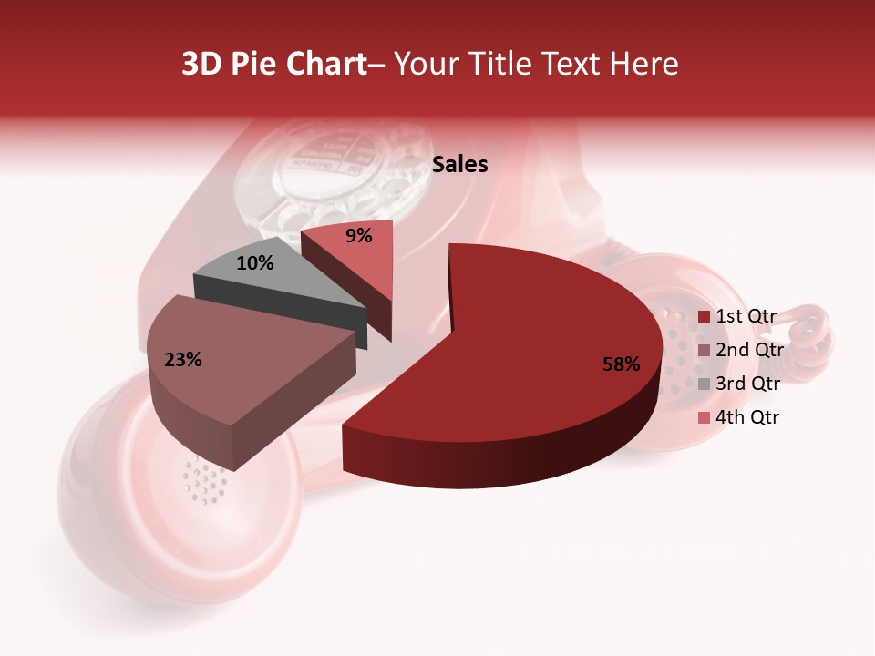 Global Answering Red PowerPoint Template