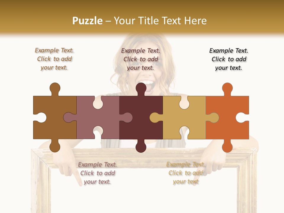 Caucasian Health Healthy PowerPoint Template