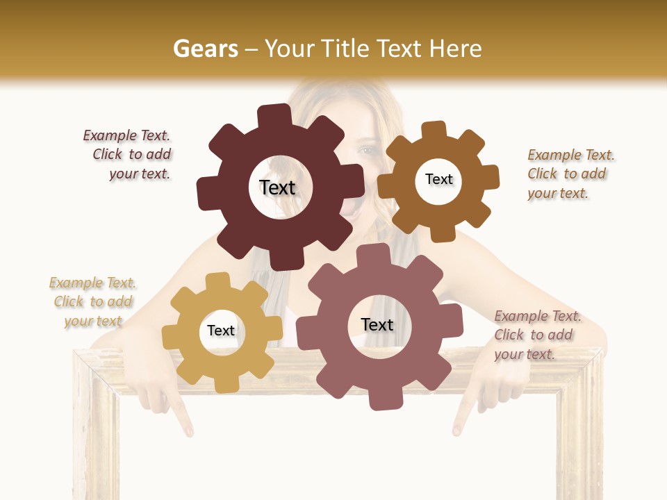 Caucasian Health Healthy PowerPoint Template