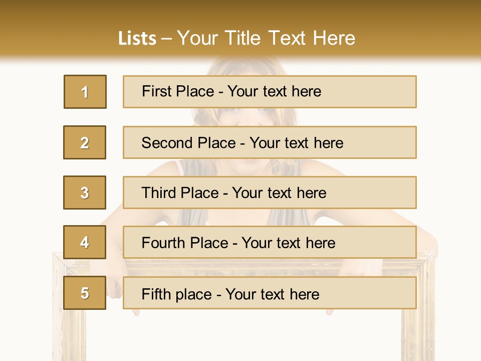 Caucasian Health Healthy PowerPoint Template