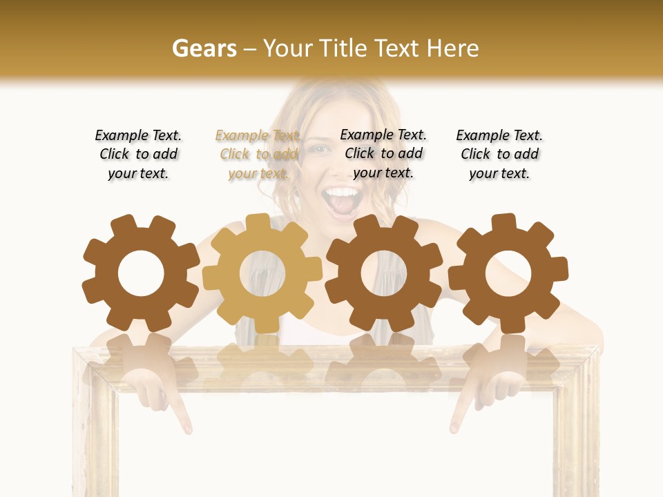 Caucasian Health Healthy PowerPoint Template