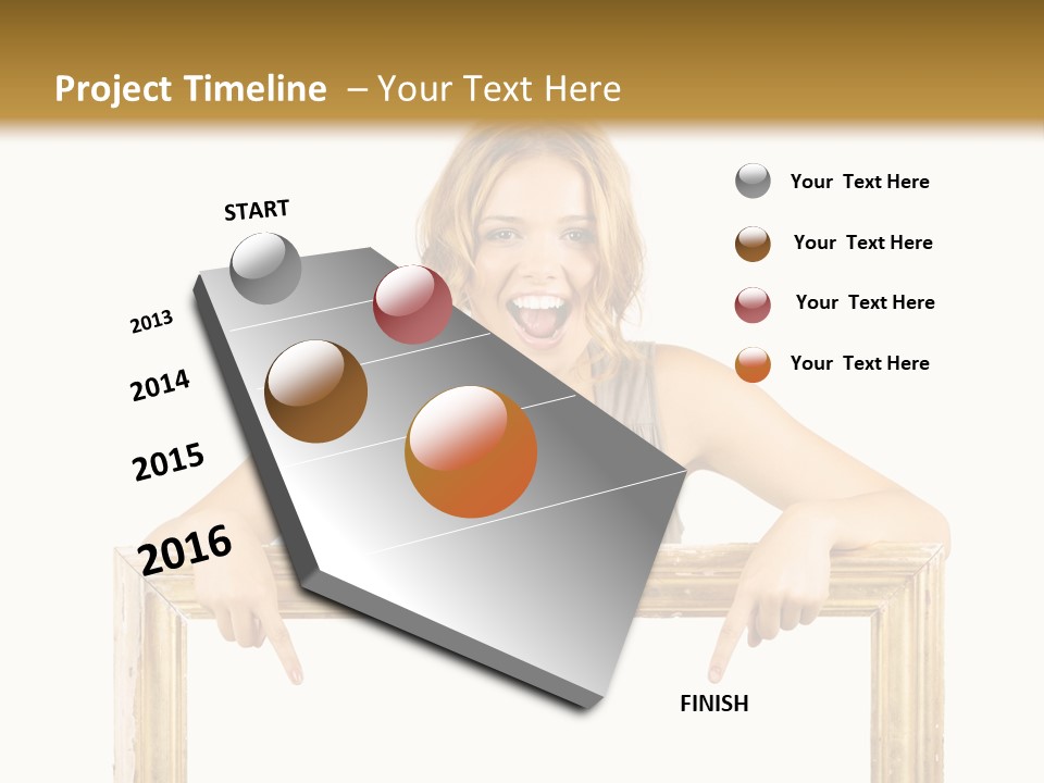 Caucasian Health Healthy PowerPoint Template