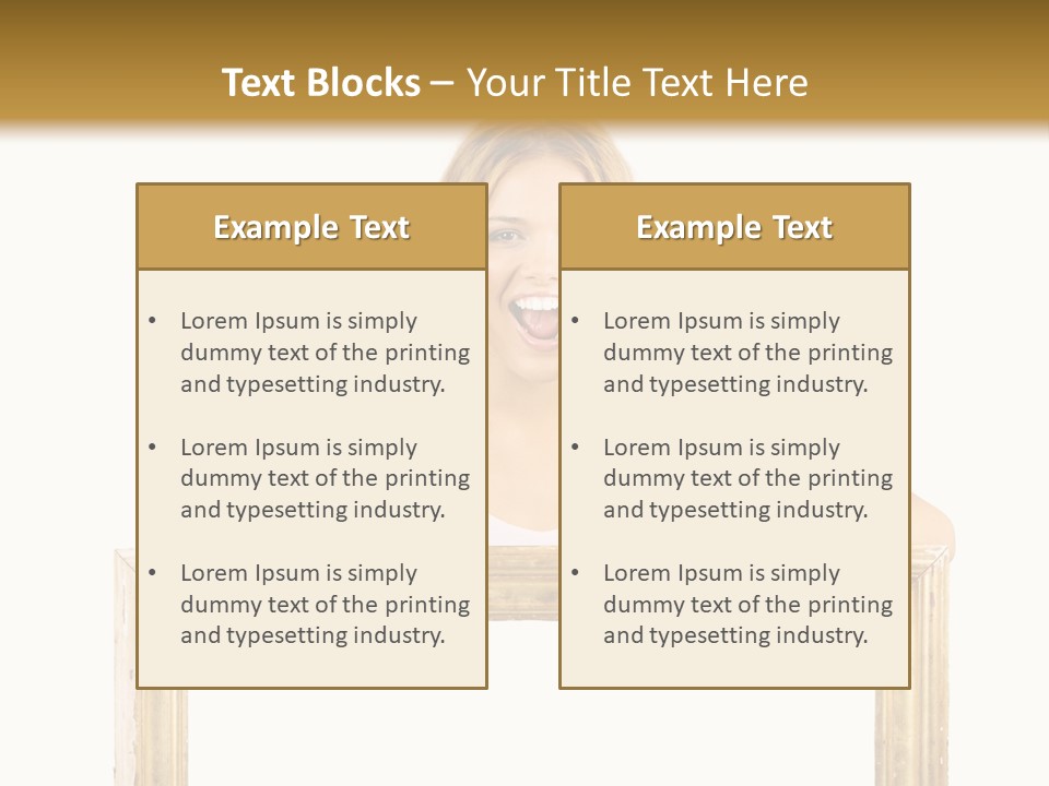 Caucasian Health Healthy PowerPoint Template