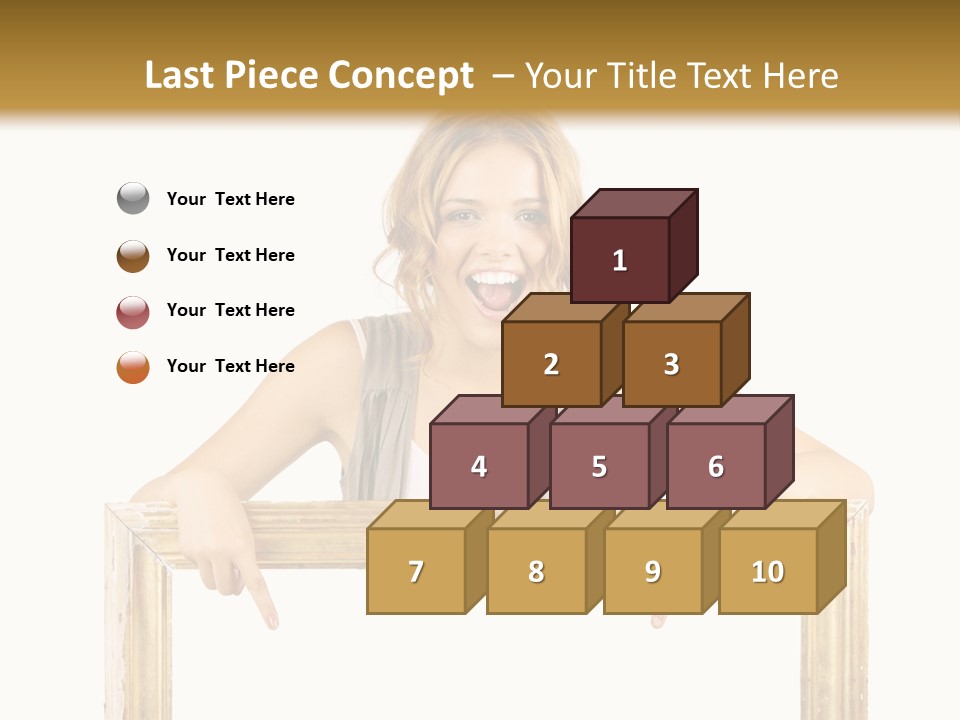 Caucasian Health Healthy PowerPoint Template