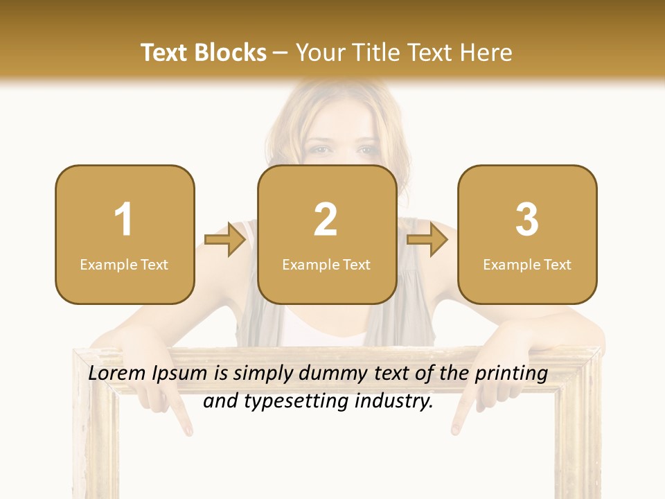 Caucasian Health Healthy PowerPoint Template