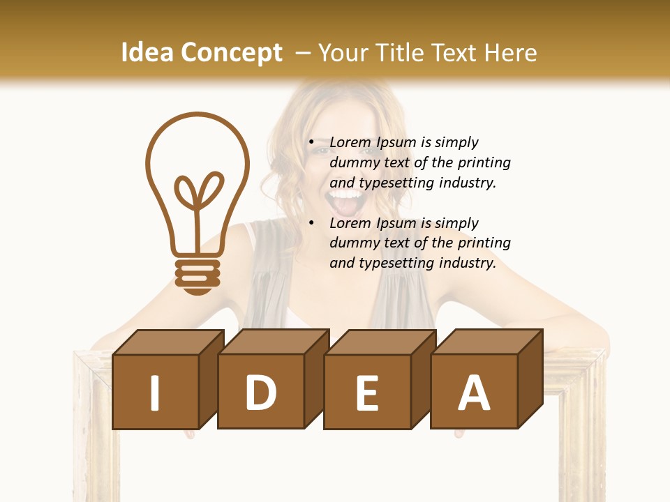 Caucasian Health Healthy PowerPoint Template