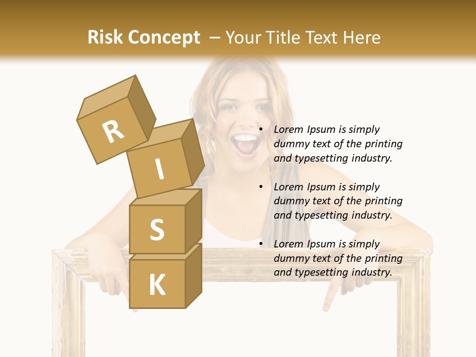 Caucasian Health Healthy PowerPoint Template