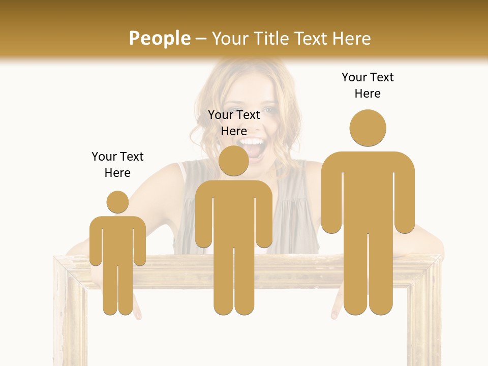 Caucasian Health Healthy PowerPoint Template