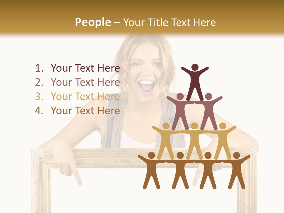 Caucasian Health Healthy PowerPoint Template