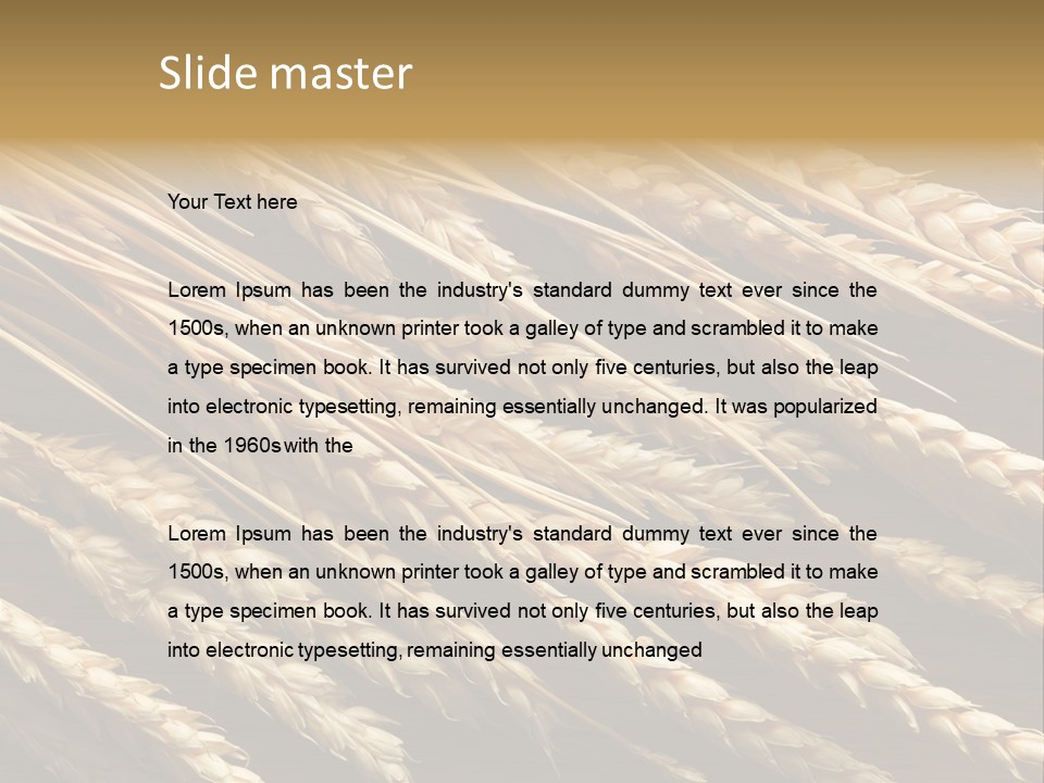 Nature Texture Space PowerPoint Template