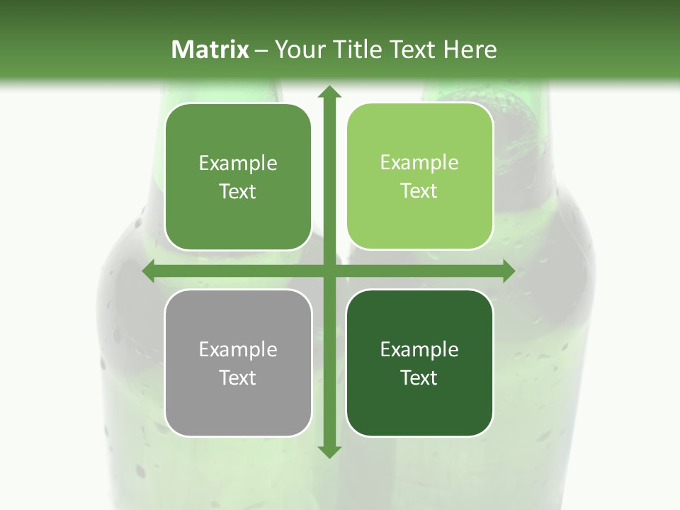 White Water Bottle PowerPoint Template