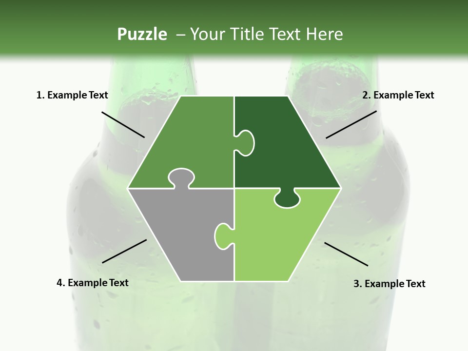 White Water Bottle PowerPoint Template