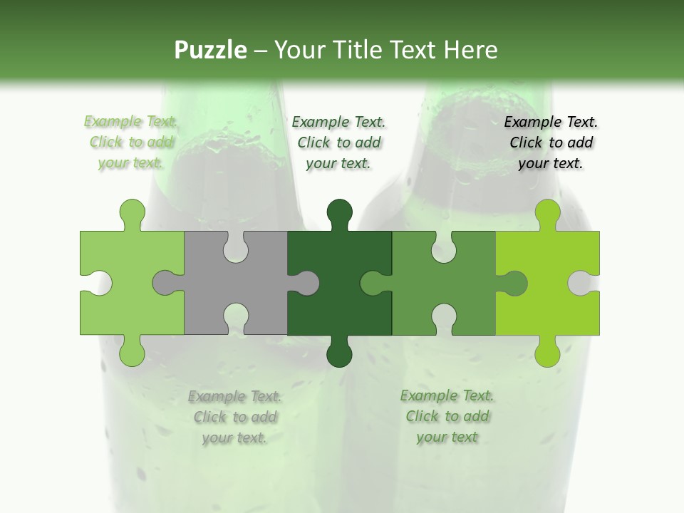 White Water Bottle PowerPoint Template