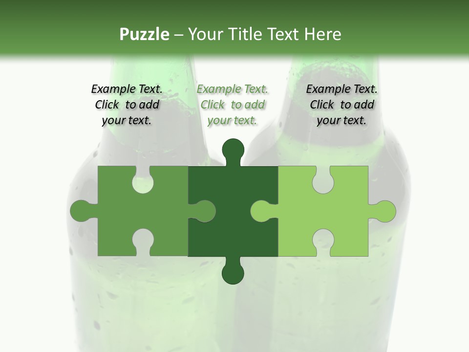 White Water Bottle PowerPoint Template