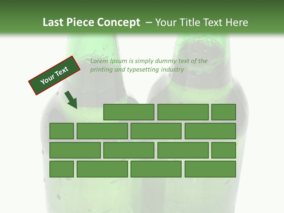 White Water Bottle PowerPoint Template