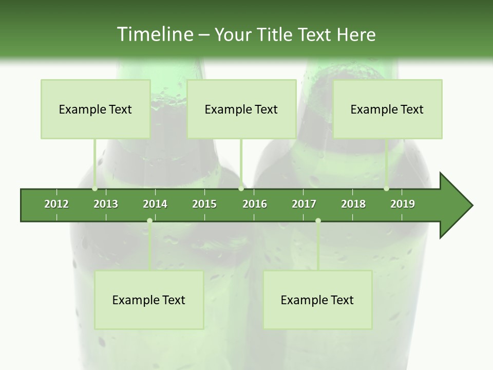 White Water Bottle PowerPoint Template