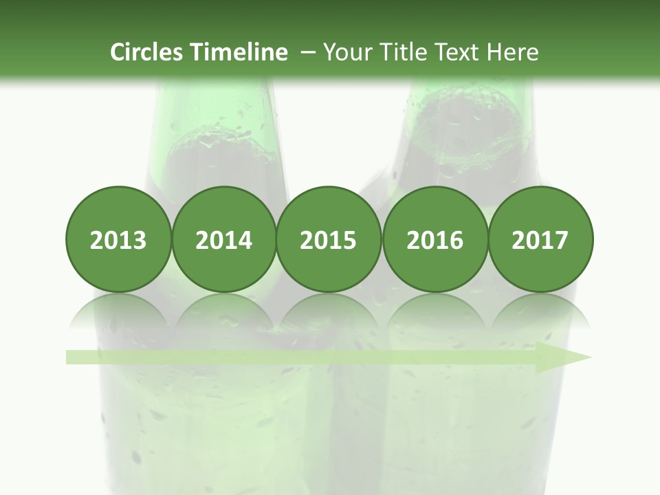 White Water Bottle PowerPoint Template