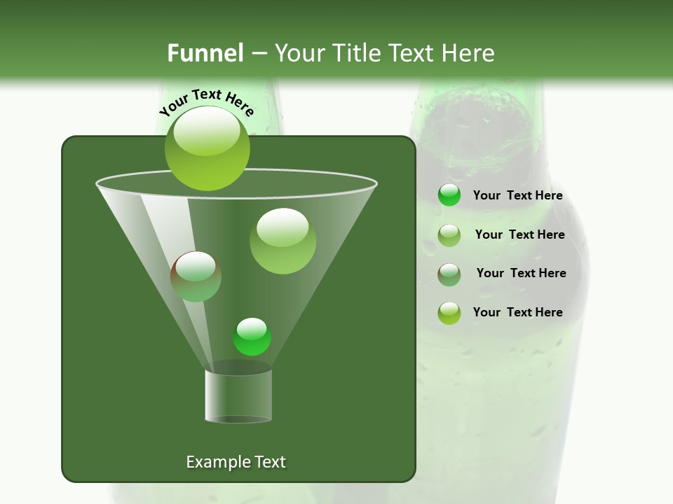 White Water Bottle PowerPoint Template