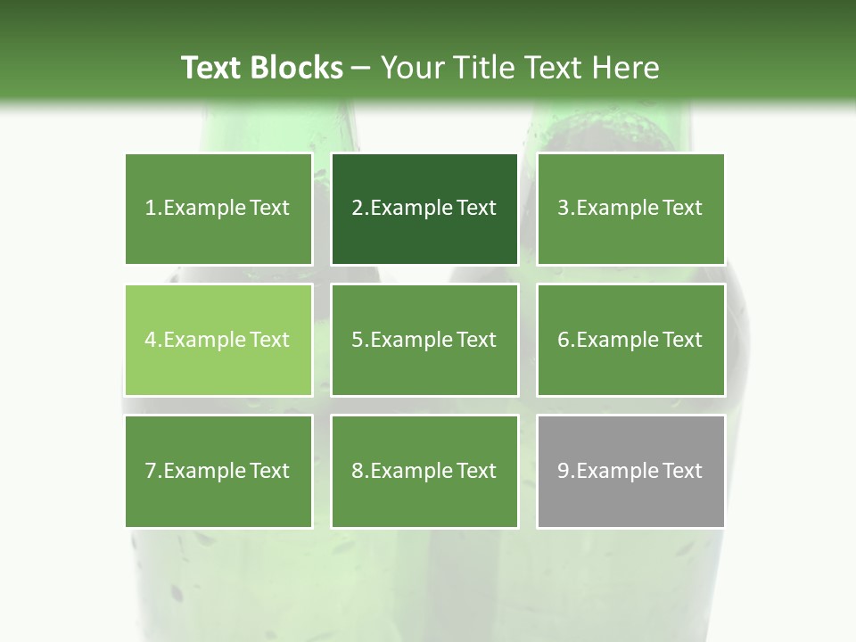 White Water Bottle PowerPoint Template