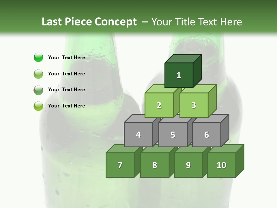 White Water Bottle PowerPoint Template