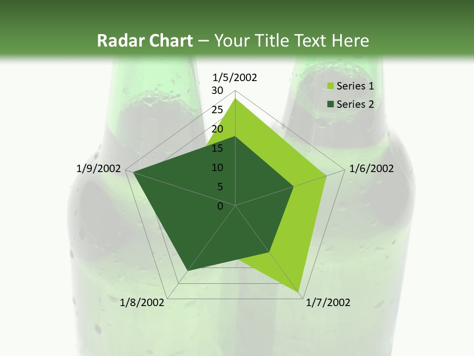 White Water Bottle PowerPoint Template