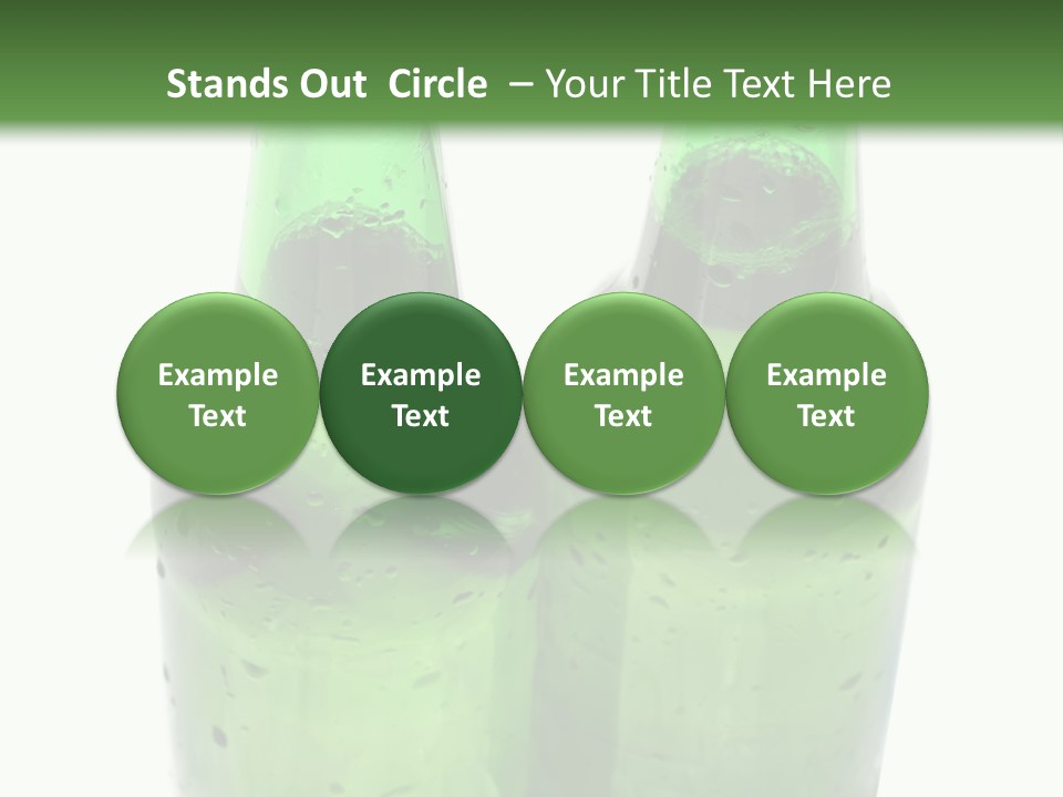 White Water Bottle PowerPoint Template