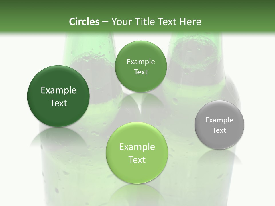 White Water Bottle PowerPoint Template