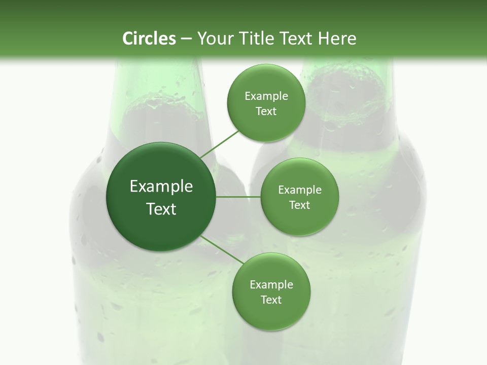 White Water Bottle PowerPoint Template