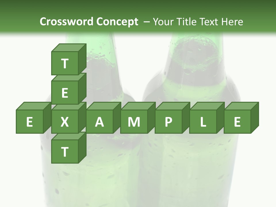 White Water Bottle PowerPoint Template