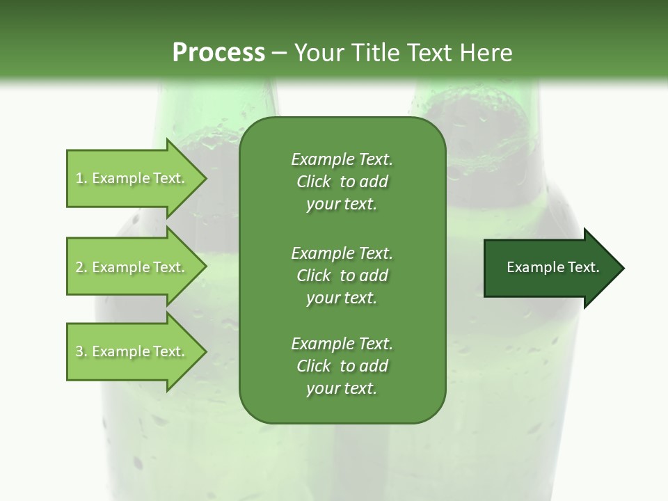 White Water Bottle PowerPoint Template