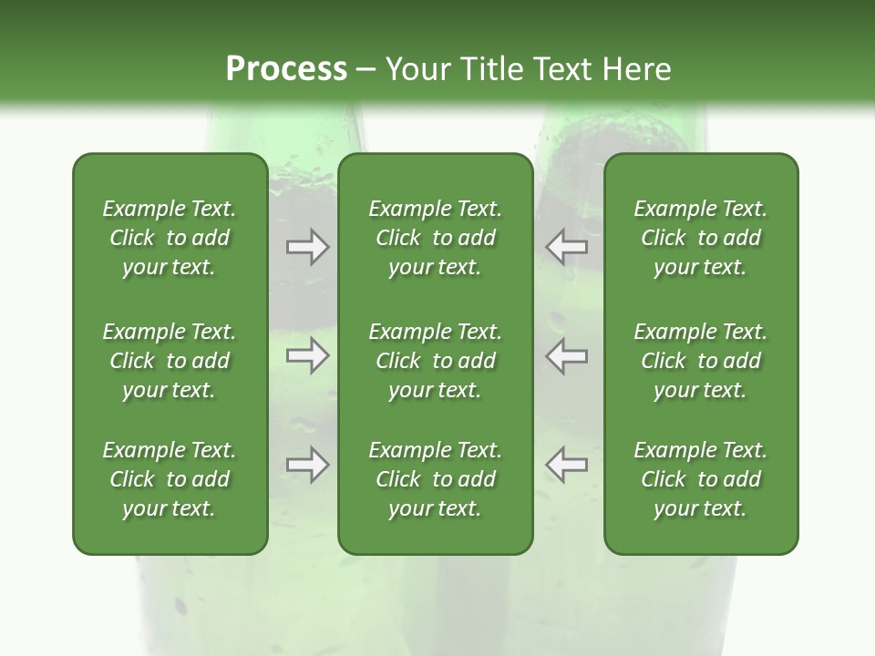 White Water Bottle PowerPoint Template