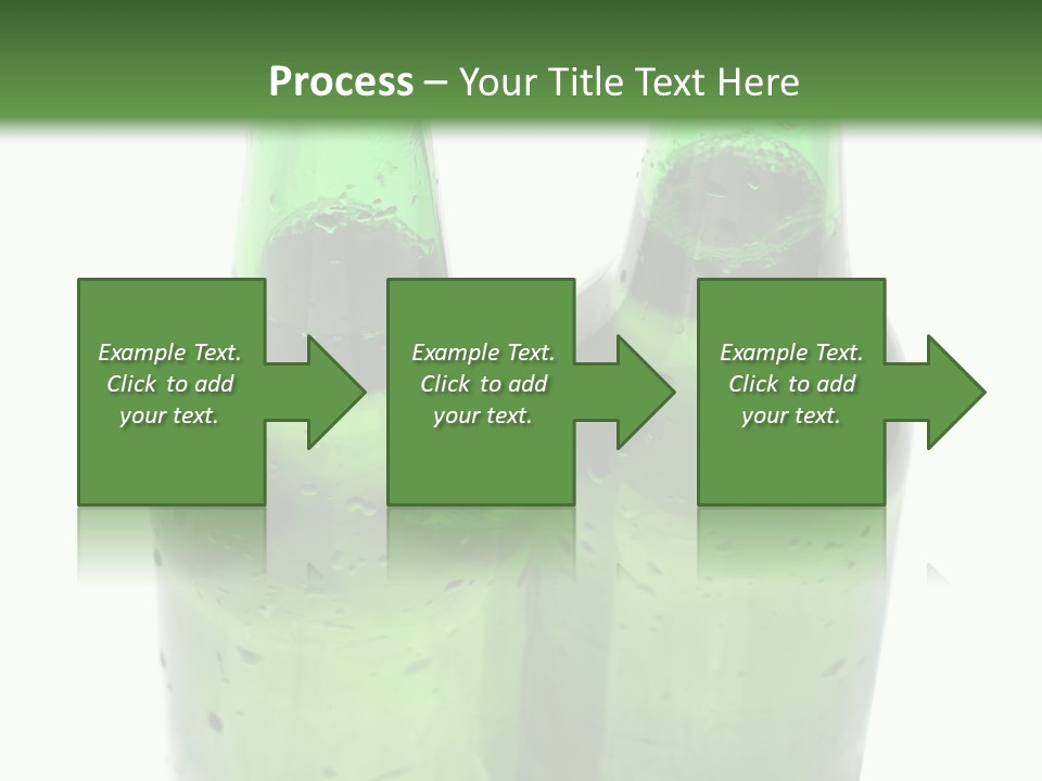 White Water Bottle PowerPoint Template