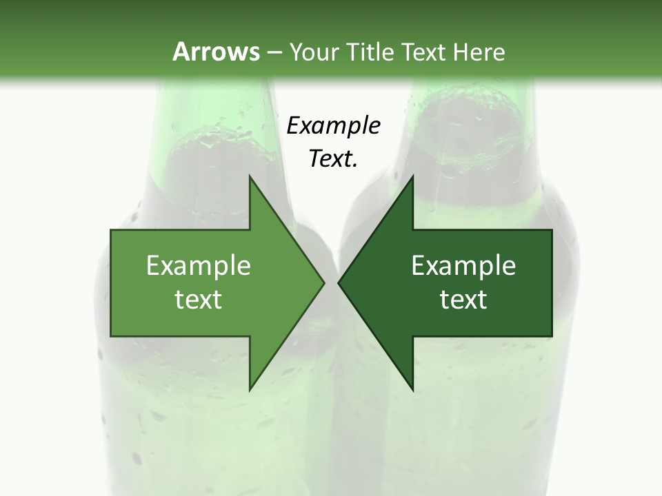 White Water Bottle PowerPoint Template