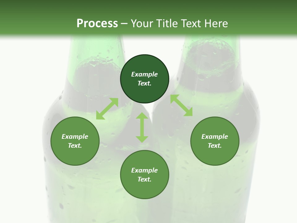 White Water Bottle PowerPoint Template